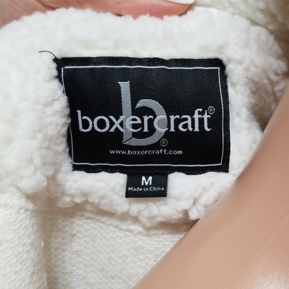 ✨Last Call✨Shepra Cozy White Jacket Size Medium - Picture 5 of 5